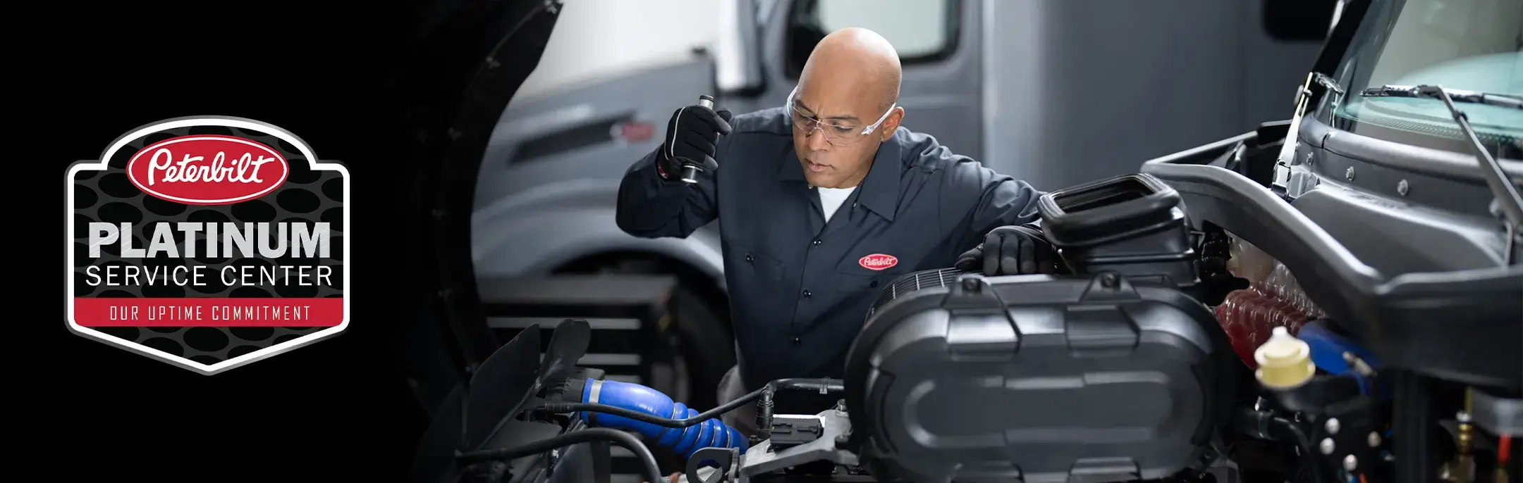 Peterbilt Platinum Service Centers – Driving Uptime Every Day - Hero image